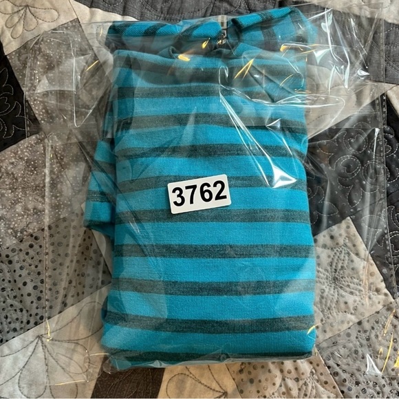 Icebreaker merino wool 260 blue stripe 1/4 zip medium - Picture 11 of 11